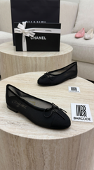 حذاء شانيل Chanel Ballerinas أسود شبك