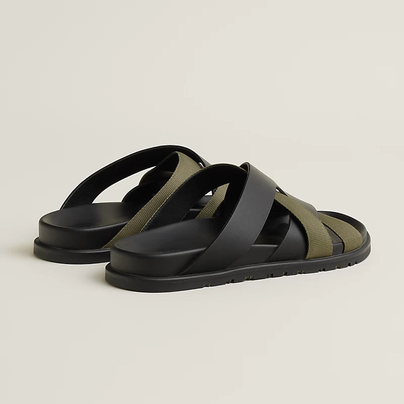 Kazimir Sandal noir / vert toundra