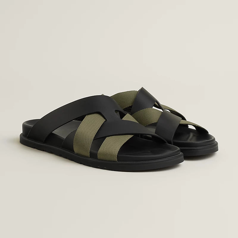 Kazimir Sandal noir / vert toundra