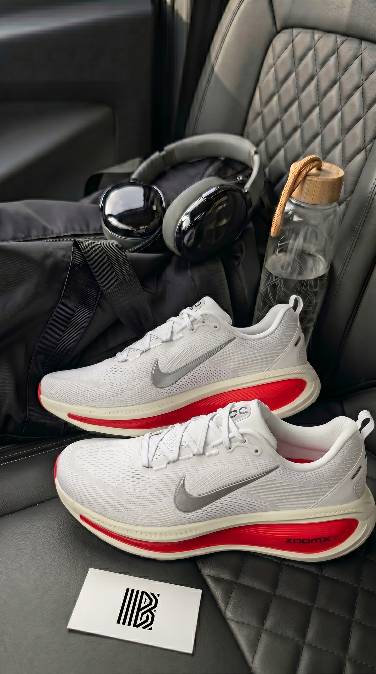 Nike Vomero 18 'Platinum Tint Siren Red'