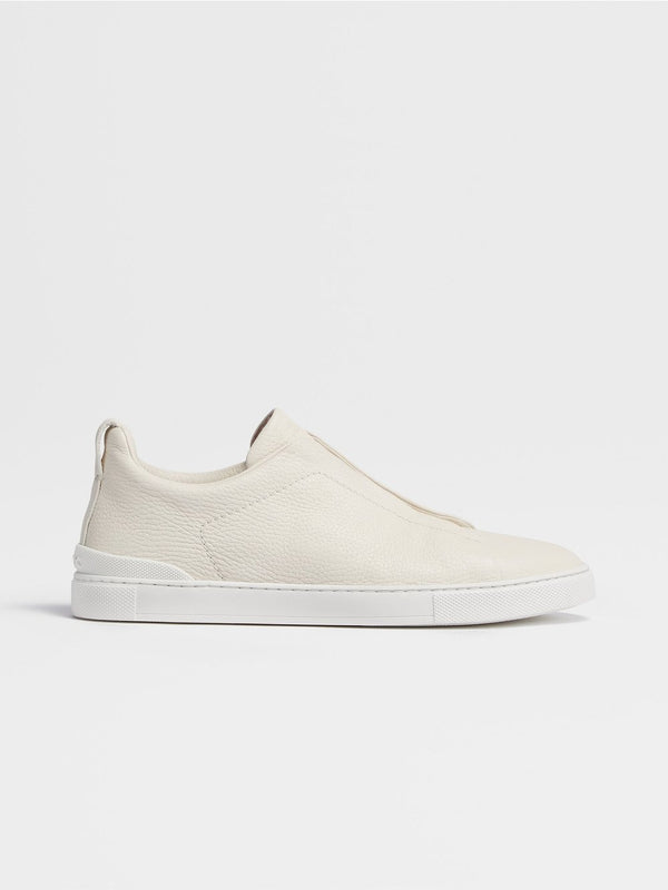 Off White Deerskin Triple Stitch™ Sneakers