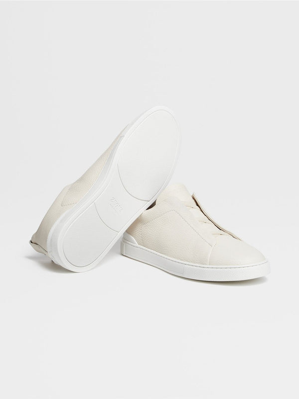 Off White Deerskin Triple Stitch™ Sneakers