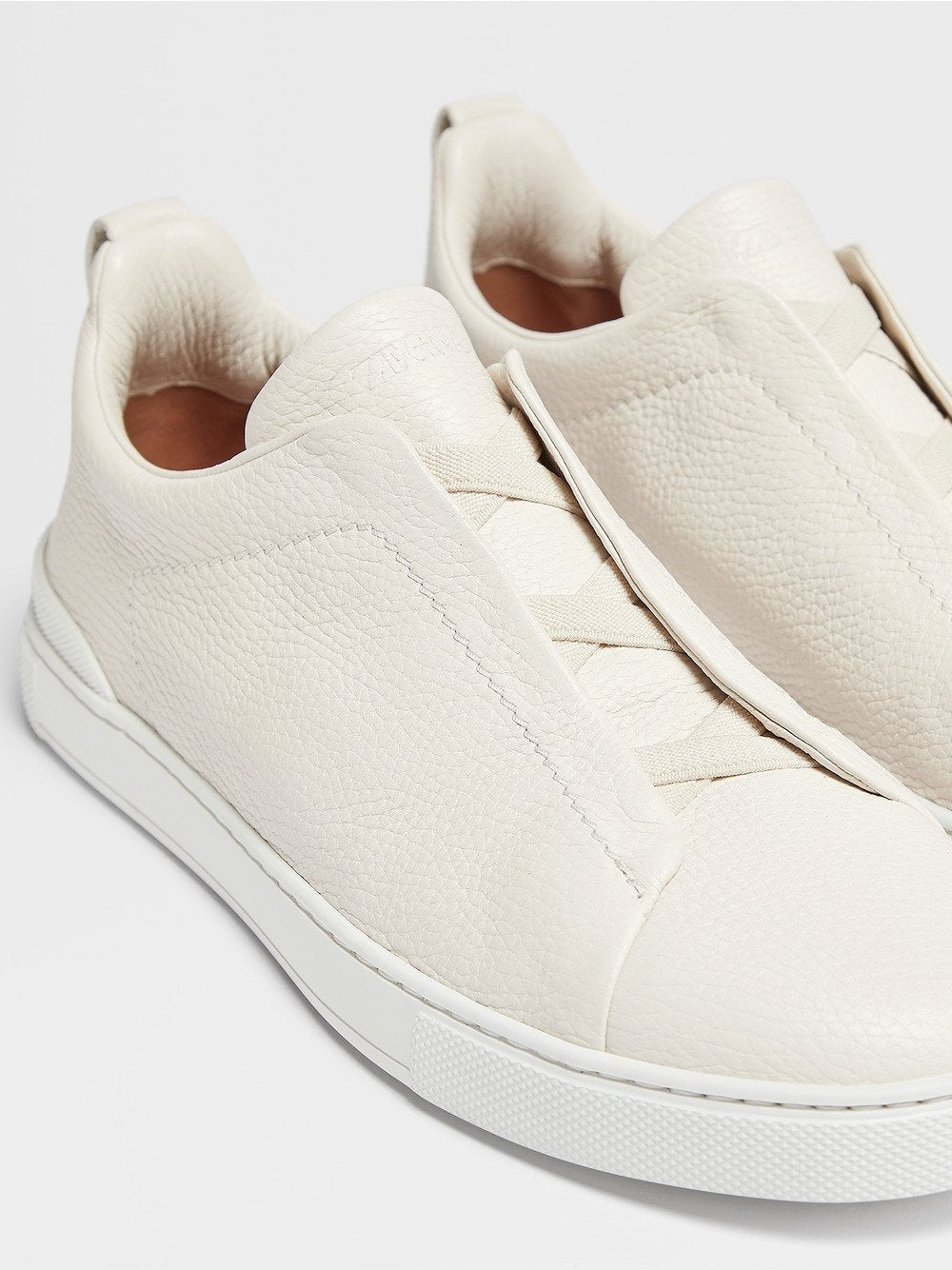 Off White Deerskin Triple Stitch™ Sneakers