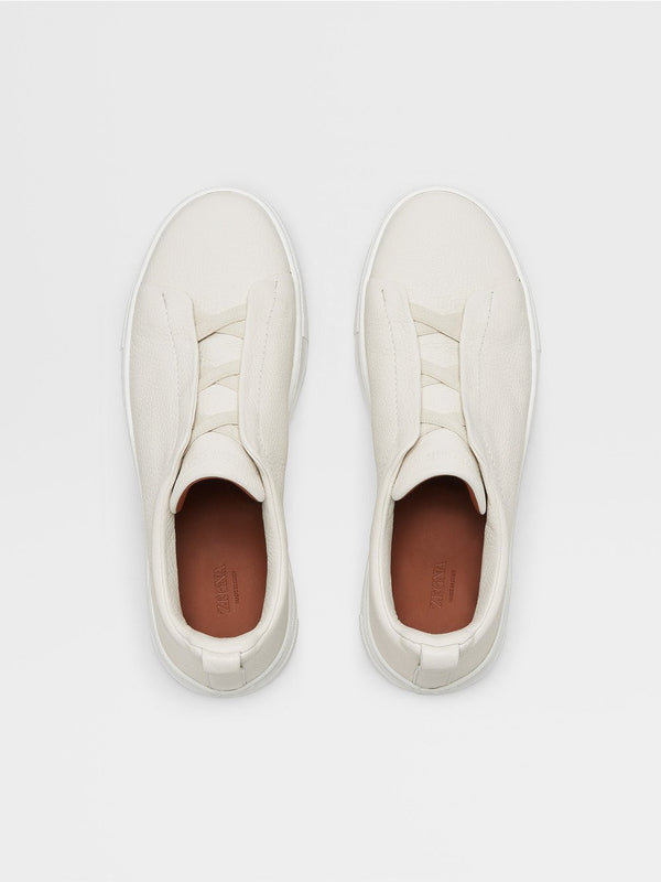 Off White Deerskin Triple Stitch™ Sneakers