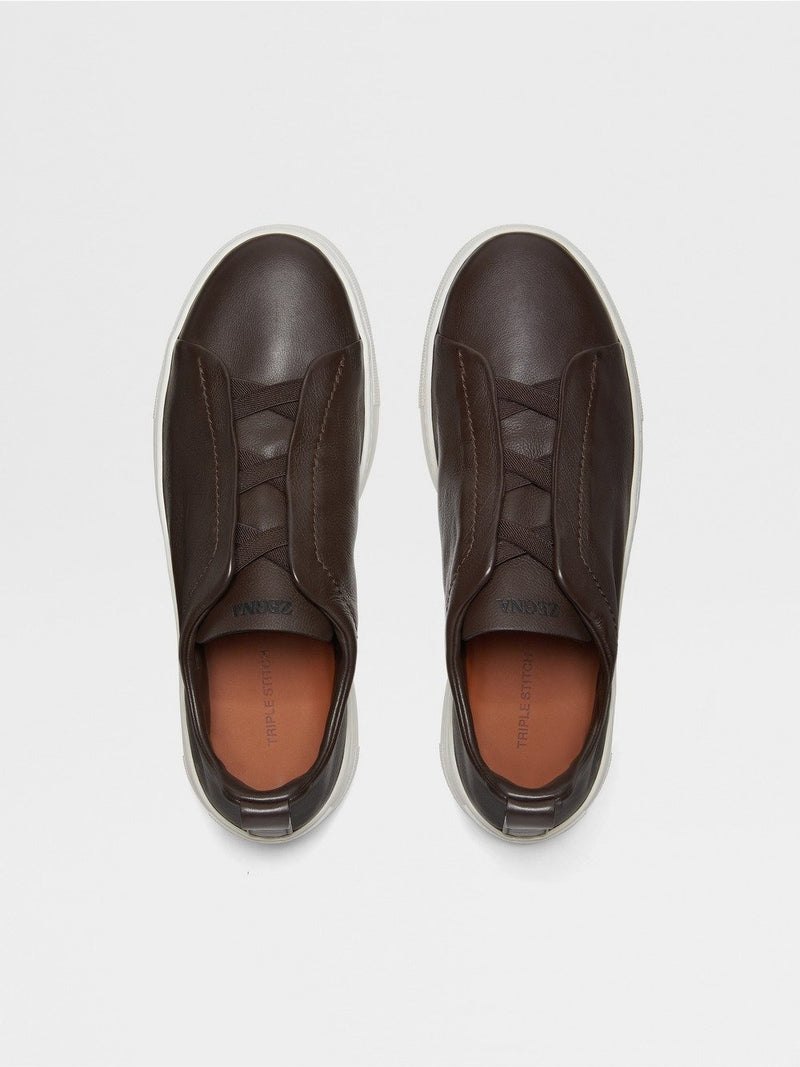 Dark Brown Triple Stitch™ SECONDSKIN Sneakers