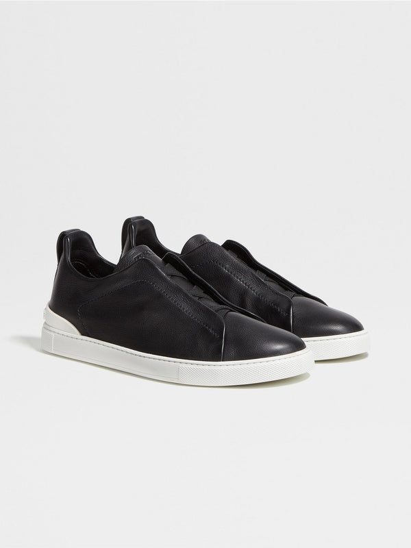 Black SECONDSKIN Triple Stitch™ Sneakers