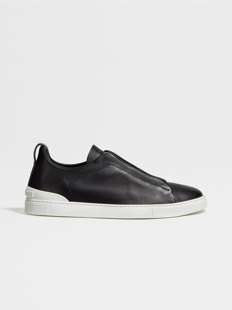 Black SECONDSKIN Triple Stitch™ Sneakers