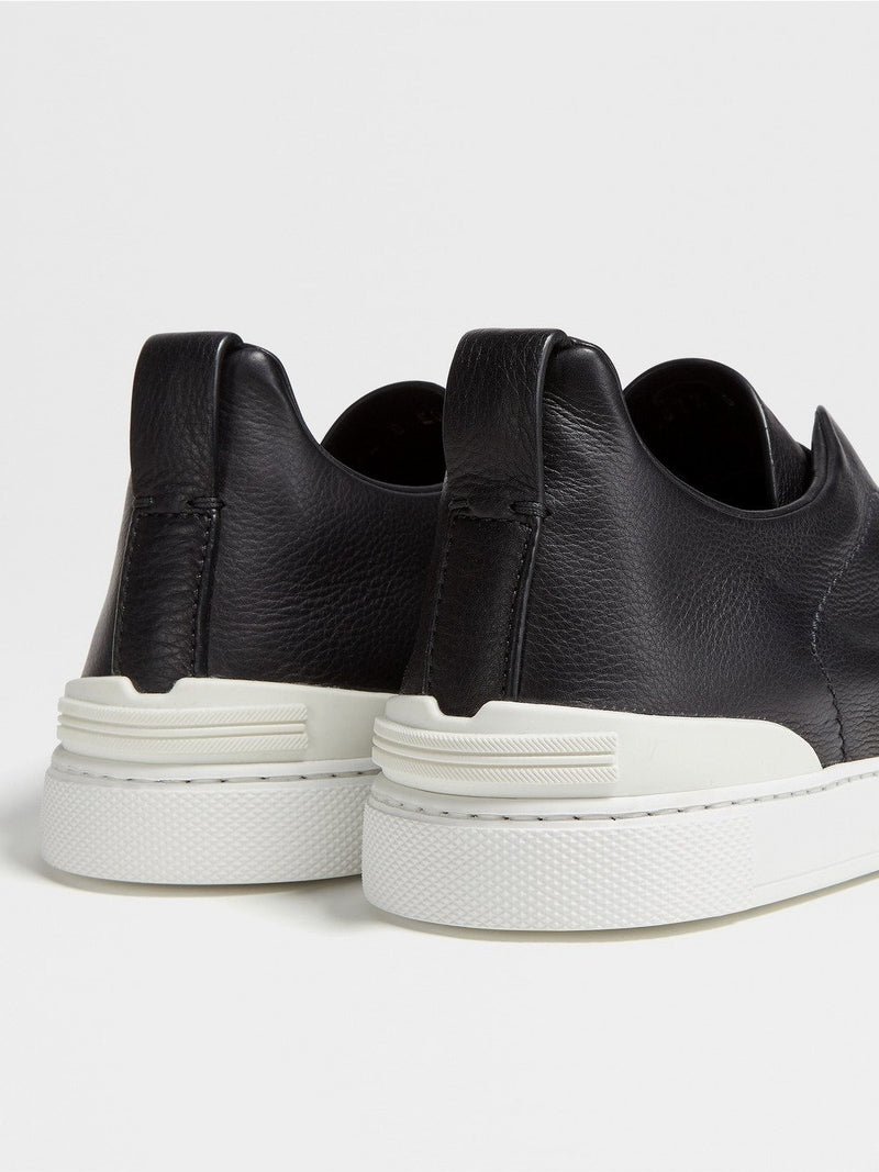 Black SECONDSKIN Triple Stitch™ Sneakers