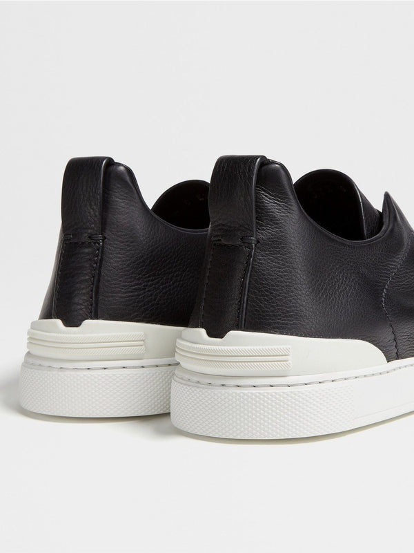 Black SECONDSKIN Triple Stitch™ Sneakers