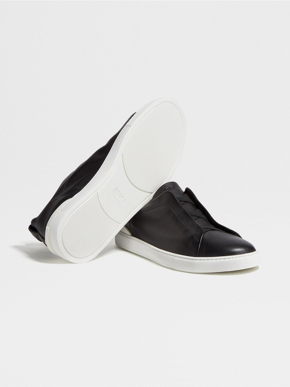 Black SECONDSKIN Triple Stitch™ Sneakers