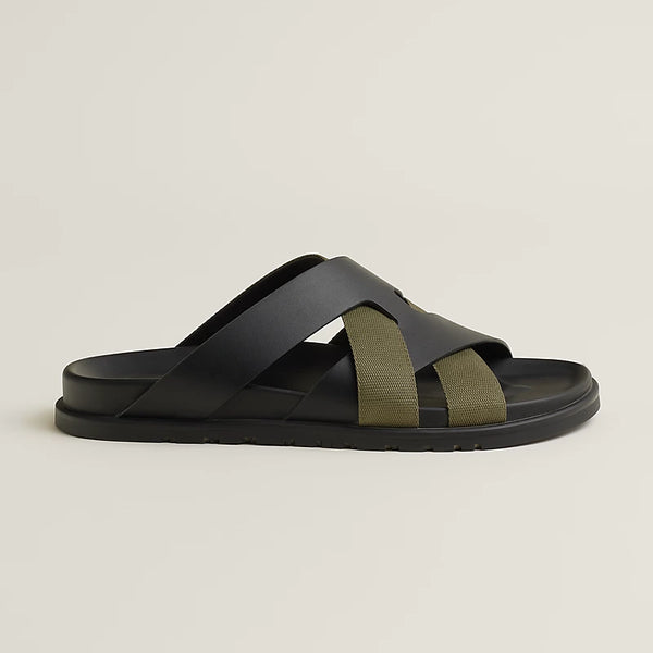 Kazimir Sandal noir / vert toundra